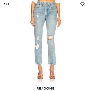 Re/ Done Originals High Rise Straight